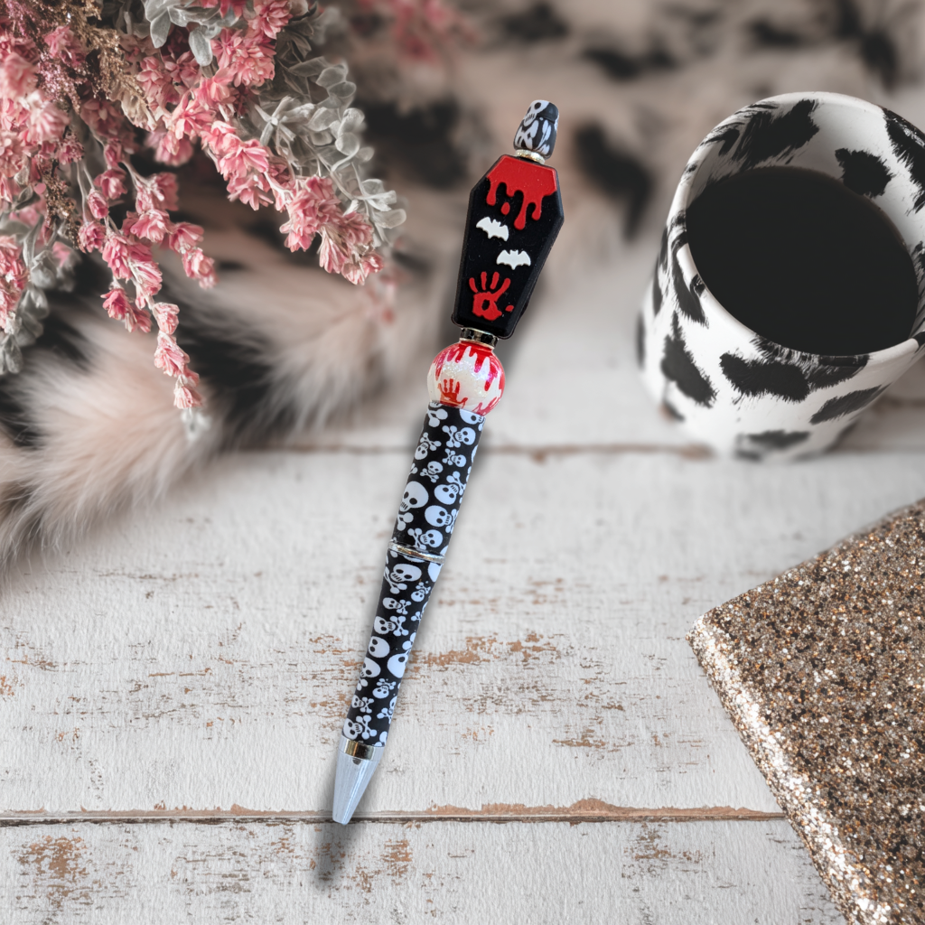 Coffin Beaded pen