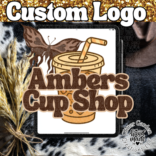 Custom Cup Shop Logo