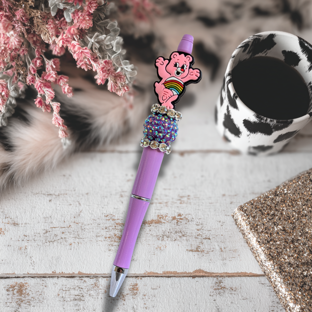 Pink Carebear pen