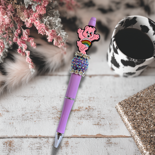 Pink Carebear pen