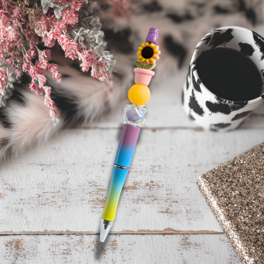 Sunflower pot pen
