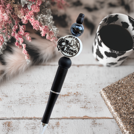 Funny fishing pen - Black