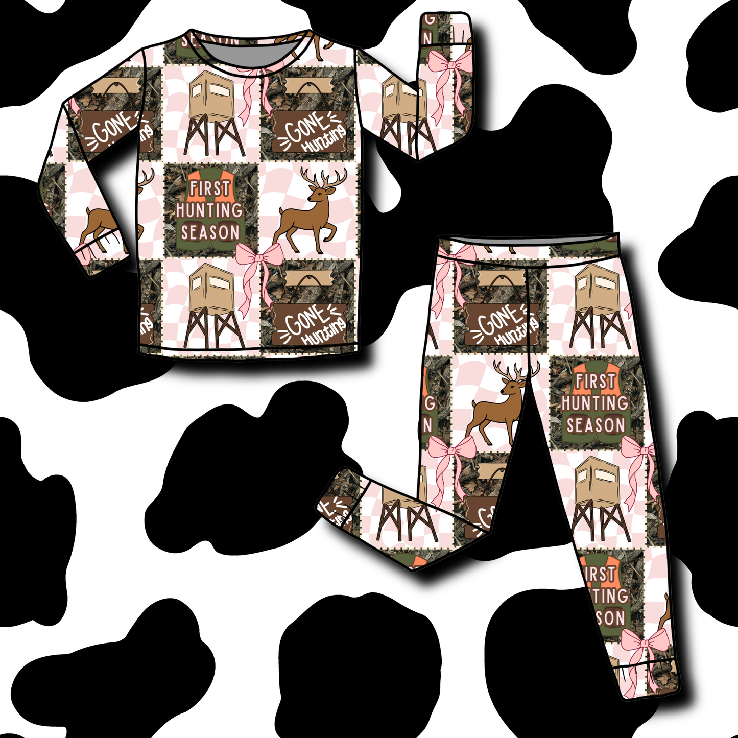 First Hunting Season Seamless Pattern