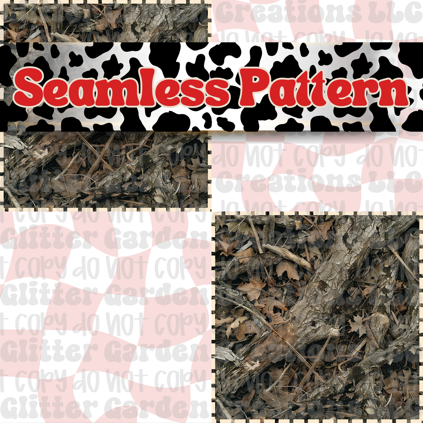 Hunting Camp Coordinate Seamless Pattern